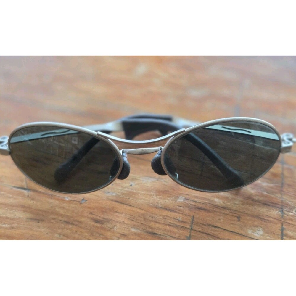 VINTAGE B&L RAY-BAN USA ECLIPSE SILVER G15 MIRROR UV SPORT ORBS SUNGLASSES